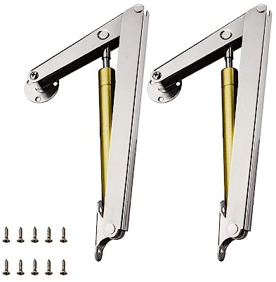 2 Stück 200N/44lb/20KG Softclose Deckelstützscharniere,Gasdruckfedern, Gasdruckfeder, Hubstütze,Deckelstütze, automatischer Absenkdeckel für Schranktür oder Aufbewahrungsschatzkiste