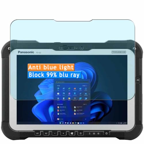 Vaxson 2 Stück Anti Blaulicht Schutzfolie kompatibel mit Panasonic Toughbook FZ-G2 FZ-G2A FZG2 rugged 10.1 Tablet Bluelight Displayschutzfolie ( nicht Panzer Schutz Glas folie nicht PanzerGlas )