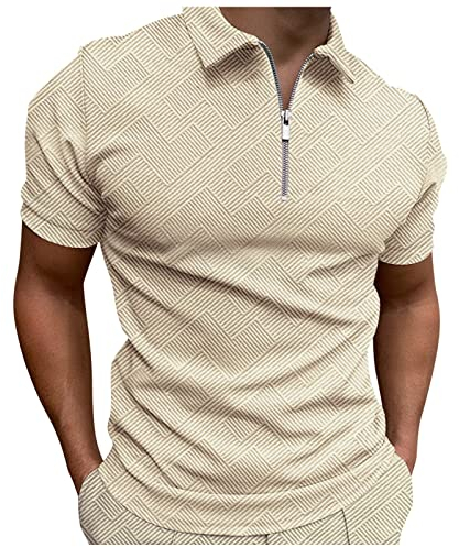 Men's Quick Dry Short Sleeve Polo Shirts for Outdoor Activities Golf Hiking Tops Polyester Comfortable with Button T Shirt for Men Sales Clearance Mens Polo Shirts T-Shirt Shit Shirt Hawaiian Shirt