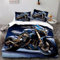 Ruiqieor Bettwäsche 135x200cm,Motocross Motiv Bettbezug mit ReißVerschluss und 2 Kissenbezug 80x80 cm, Weich Mikrofaser Bettwäsche-Sets 3 Teilig（#2）