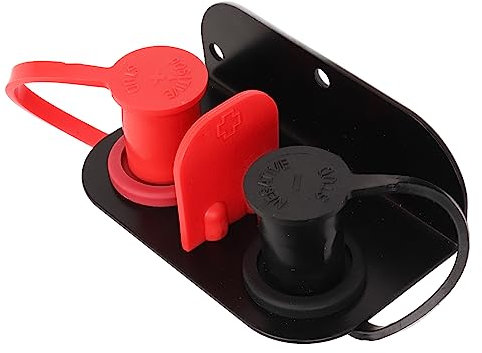 Morsetto Batteria per Auto, Morsetti per Batteria a 2 Tappi Ampia Applicazione Durevole per Tosaerba per Camion Trattori