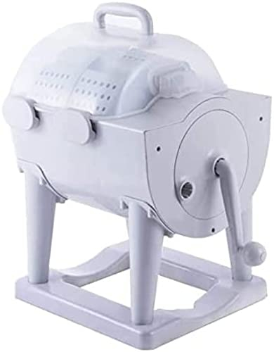 Mini lavadora con manivela, limpiador para acampar, lavadora Manual portátil, lavadora escurridora no eléctrica, tanque ecológico exclusivo para dormitorio