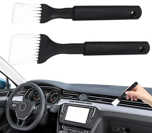 Bürste für Kfz-Klimaanlage, Staubwedel für Lüftungsschlitze im Auto | 2 Stück Auto-Armaturenbrett-Staubwedelbürste - Auto-Innenraum-Klimaanlage, Elektronik, verschiedene Produkte, saubere Bürste mit w