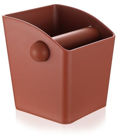 Recipiente de café para portafiltros, accesorios para máquina portafiltros, caja de café para cafés molidos, caja de café barista, color café
