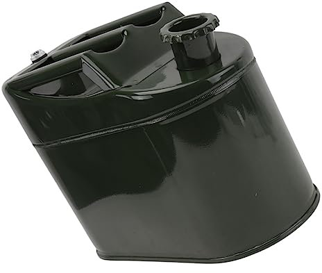 SEWOART Bidon Dessence En Métal De 5 L Seau Dessence Pour Voiture Bouteille Dinjection Portable Avec Poignée Et Bec Verseur
