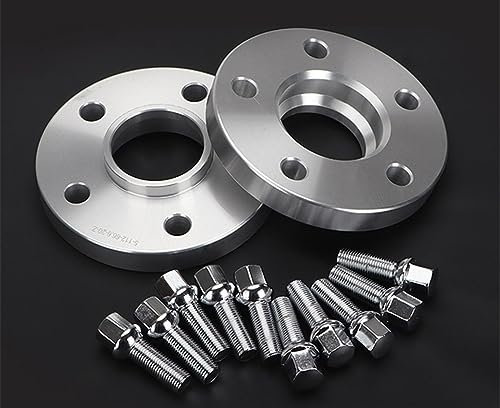 TATARENGS Spurverbreiterung Kompatibel Mit Mercedes Für Benz Für Viano W203 W211 Coupe W207 SLR W210 15/20 Mm PCD 5 X 112 CB 66,5 M14 X 1,5 Spurverbreiterungsadapter Außendekoration(2PCS 15mm)