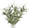 Lot de 5 branches d'olivier artificielles de 30 cm de haut pour vases, tiges de feuilles d'olivier artificielles pour centres de table, décoration de mariage, de maison, de fête