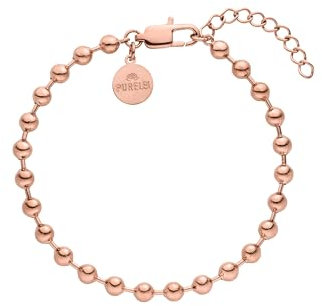 Purelei® Anxiety Fidget Bubble Armband – Edelstahl in Gold, Silber & Roségold, verstellbar 16-19 cm (Rosegold)