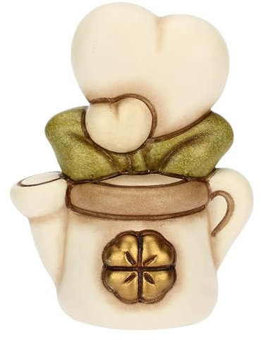 THUN - Mini regadera con corazón - cerámica - Colección Bombonera - 4.6 x 3.3 x 6.1 cm
