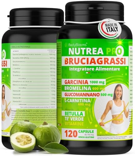 Brucia grassi potenti veloci e drenante forte dimagrante NUTREA PRO®. Dimagrante forte veloce donna uomo cn glucomannano forte dimagrante e 13piante Naturali. 120 pillole dimagranti veloci e efficaci