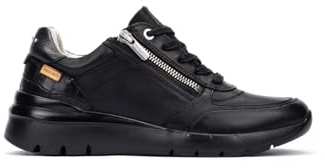 Pikolinos Cantabria Damen Sneaker | Aus Leder | Ultraleichte Sohle | Extra Komfort | Herausnehmbare Memory-Foam-Innensohle | Größe EU 35-42