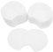 FOMIYES 600 Pièces Patch De Soins Aux Yeux Oculaires Jetables Patchs Sous Les Yeux En Vrac Cache-oeil Cache-oeil De Spa Plaques Oculaires Blanche Tissu Non Tissé