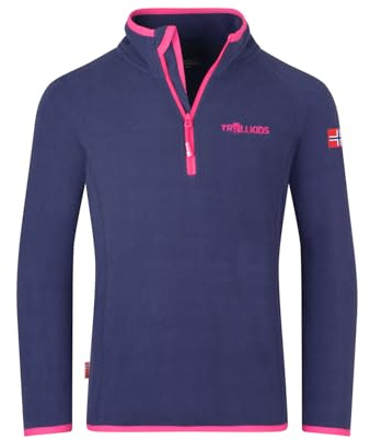 Trollkids Kids Nordland Half Zip 104, deep Violet
