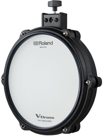 Roland PD-10H V-Pad | 10'' Dual-Zone V-Pad | Spielgefühl & Ansprache wie bei den Topmodellen | Zuverlässig & leise | Robuster Spannreifen & Gummi-Rim | Kompatibel mit zahlreichen Roland V-Drums