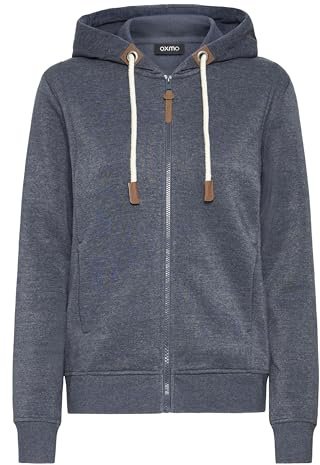OXMO OXMille Damen Sweatjacke Kapuzenjacke Hoodie mit Kapuze