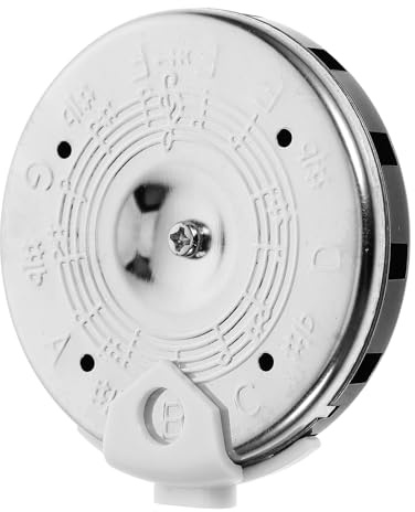 Gitarrenstimmgerät für Bass 13-ton mit 13 Löchern und Unterricht | Elektronisch, Leichtes Metall Kunststoff Reed Design, F-f Tonhöhe, für Musiker und Schüler
