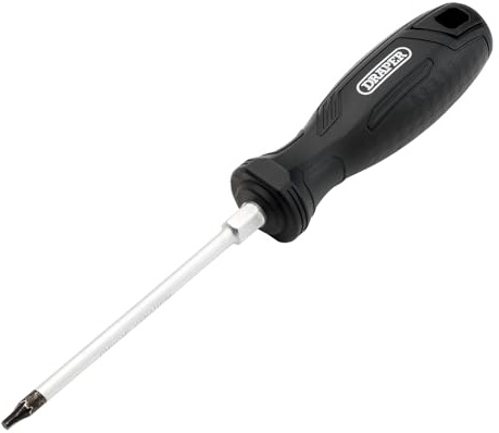 Draper TX-STAR Hard Grip Screwdriver, T15 x 100mm - 13563 - Magnetic Tip, CRV Blade