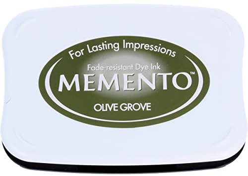 Tsukineko Memento Dye Ink Pad - Olive Grove