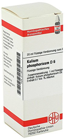 DHU Kalium phosphoricum D6 Dilution, 20 ml Lösung