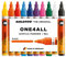 Molotow One4All 227HS Acryl Marker Basic-Set 1 (4,0 mm Strichstärke, hochdeckend und permanent, UV-beständig, für fast alle Untergründe) 10 Stück sortiert