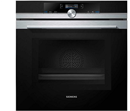 Siemens iQ700 HM633GNS1 forno Forno elettrico 67 L Nero, Acciaio inossidabile