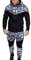 MRULIC Herren 2Stück Hoodies und Hosen Tarnung Fitness Sportbekleidung Sweatshirt und Pants Sets Sports Suit Tracksuit Einfarbiger Anzug(B-schwarz,EU-46/CN-XL)