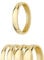 Treuheld® | Ring aus Edelstahl | Gold | Ringgröße 58 | Breite 3mm | Damen & Herren | glänzend | Freundschaftsring Verlobungsring Ehering