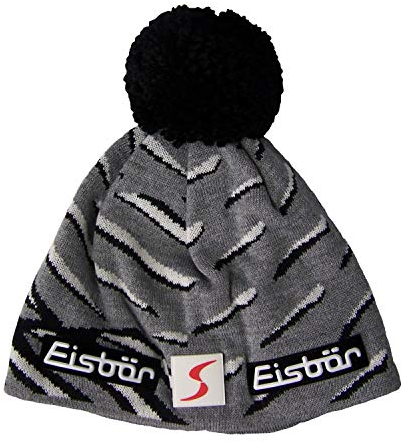 Eisbär Mütze mit Bommel für Damen und Herren Brash Pompon MÜ SP, Größe:One Size, Farbe:Schwarz