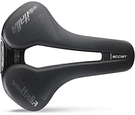SELLE ITALIA 8030282517639, Sella FLITE Boost Superflow TM Nera, S3 Unisex Adulto, Nero