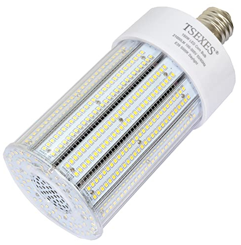 TSEXES 150W LED Corn Light Bulb,E39 Mogul Base Led Bulb 21000Lumen,5000K Replacement (600-800W) Metal Halide/HID/CFL for High Bay Shop Light Garage Warehouse and More