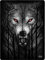 Forest Wolf - Fleece Blanket with Double Sided Print
