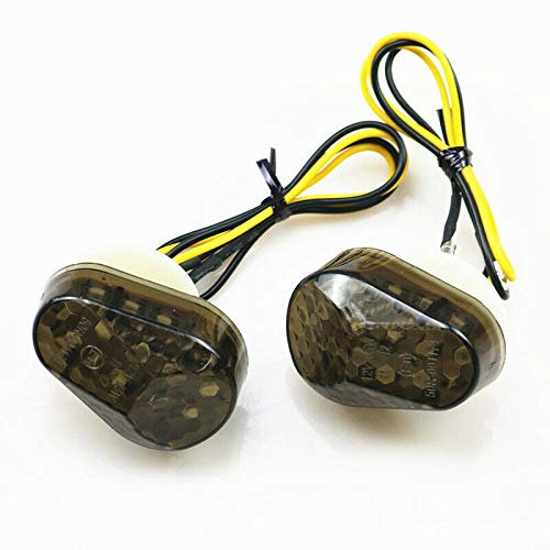 Unterputz-LED-Blinker für Kawasaki Ninja ZZR600 ZX6R 7R 12R 9R 10R ZX (Rauch)