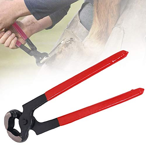 Hufschmied Werkzeug, Hufbeschlag Zange, Raspel Hufschneider Set Hufschmied Werkzeuge, Hufzange mit Gummigriff, für Rinderpferde Ziegenschafe Veterinärwerkzeug für Nutztiere