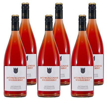 Spätburgunder Weißherbst Roséwein Baden -trocken- (6 x 1,0L)