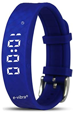 e-vibra Töpfchen-Trainingsuhr - Silent Vibrating Alarm Reminder Watch für Kinder und Erwachsene - mit Timer und 15 täglichen Alarmen (Royal blue)