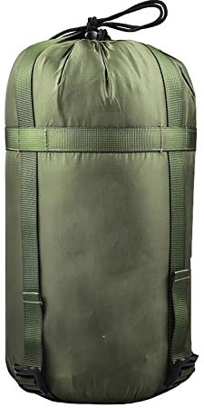 Compression Sleeping Bag Lightweight Bag Storage Stuff Sack for Camping Hiking Backpacking Outdoor Activities Army Green