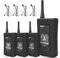 EJEAS FBIM Professional Football Referee Bluetooth Headset Intercom, 4-Way 1500M Communication System Waterproof Wireless Interphone with CVC Noise Reduction (FBIM-4)