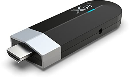 ZUMKUNM X98 S500 Smart TV Stick Android 11 Amlogic Quad Core 64bit 4GB RAM 32GB eMMC Rom 4K UHD AV1 Dual WiFi 2.4G 5.8G Bluetooth 3D HDR HLG Support