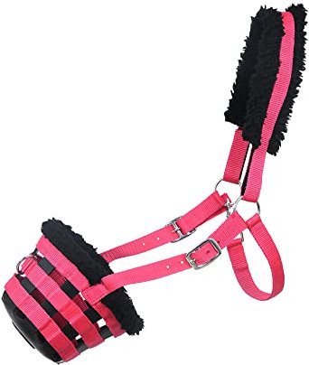 SIE Maulkorb für Pferdeweide, voll, Rosa