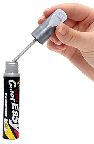 Auto Kratzer Reparaturstift Lackstift, Autokratzer Entferner Lackstift Wasserdichte Autolack Kratzer Entferner Stift Kratzerentferner Lackreparaturstift Autolack Reparaturstift, 10 ml, Silber