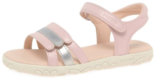 GEOX JUNIOR J SANDAL HAITI GIRL SANDALS LT ROSE/SILVER 31_EU