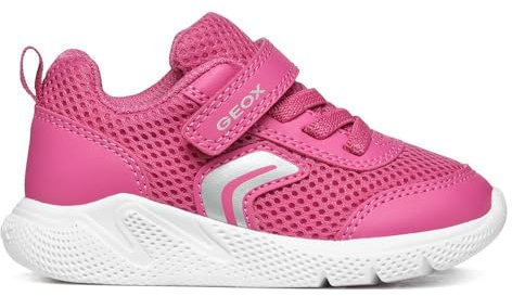 Geox B Sprintye Girl D, Scarpe da Ginnastica Bimba 0-24, Fucsia, 24 EU