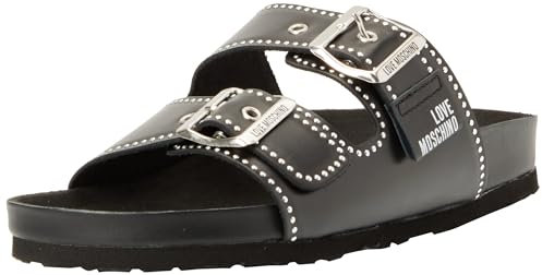Love Moschino Damen Ja28253g0iia0000 Sandale, Schwarz, 36 EU