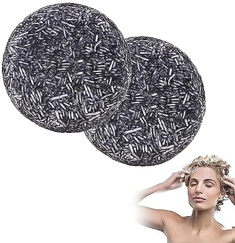 Shxiuminy Gray Hair Reverse Bar,Reverse Grey Hair Bar Shampoo,Bamboo Charcoal Shampoo Soap,Gray White Hair Repair,Natural Hair Darkening Shampoo Bar,Hair Wash Soap Prevents Hair Loss (2)