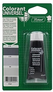 Colorant Universel Pour peinture jusqu'a 10 Litres - 25ml – Made in France - NOIR - 229