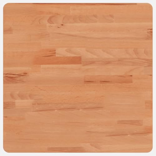 vidaXL Tischplatte 50x50x4 cm Quadratisch Massivholz Buche