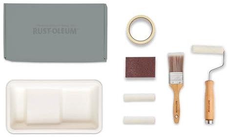 Rust-Oleum Ready to Roll - Eco Paint Kit (Small) - Bathroom Wood & Cabinet Matt Dusky Greys