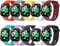 Xisair 10 Straps Compatible with Redmi Watch 4 Smartwatch Watchband Xiaomi Band 8 Pro Straps Sport, Breathable, Silicone Strap for Redmi Watch 4 & Xiaomi Band 8Pro, Women Straps Men's Bands