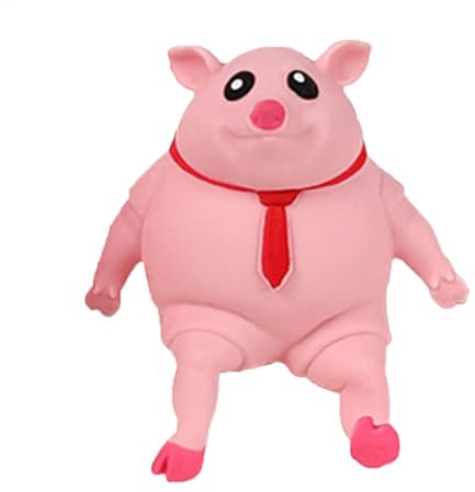 1 Stück Schweine Quetschspielzeug, Squeeze Toy Für Kinder Erwachsener, Niedliches Design, Spielen Sie damit, um Stress abzubauen und Ihre Stimmung zu beruhigen(Rosa)