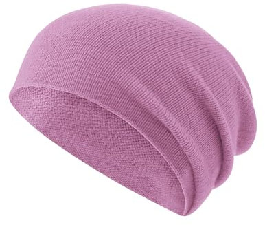 FALKE Unisex Beanie-Mütze Beanie U Be Kaschmir schnelltrocknend warm 1 Stück, Lila Lilac 6930, OneSize